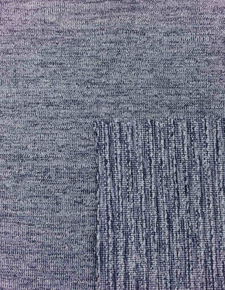 poly/spandex jacquard with wicking chemical