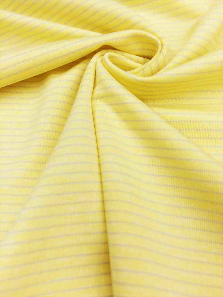poly/spandex jacquard with wicking chemical