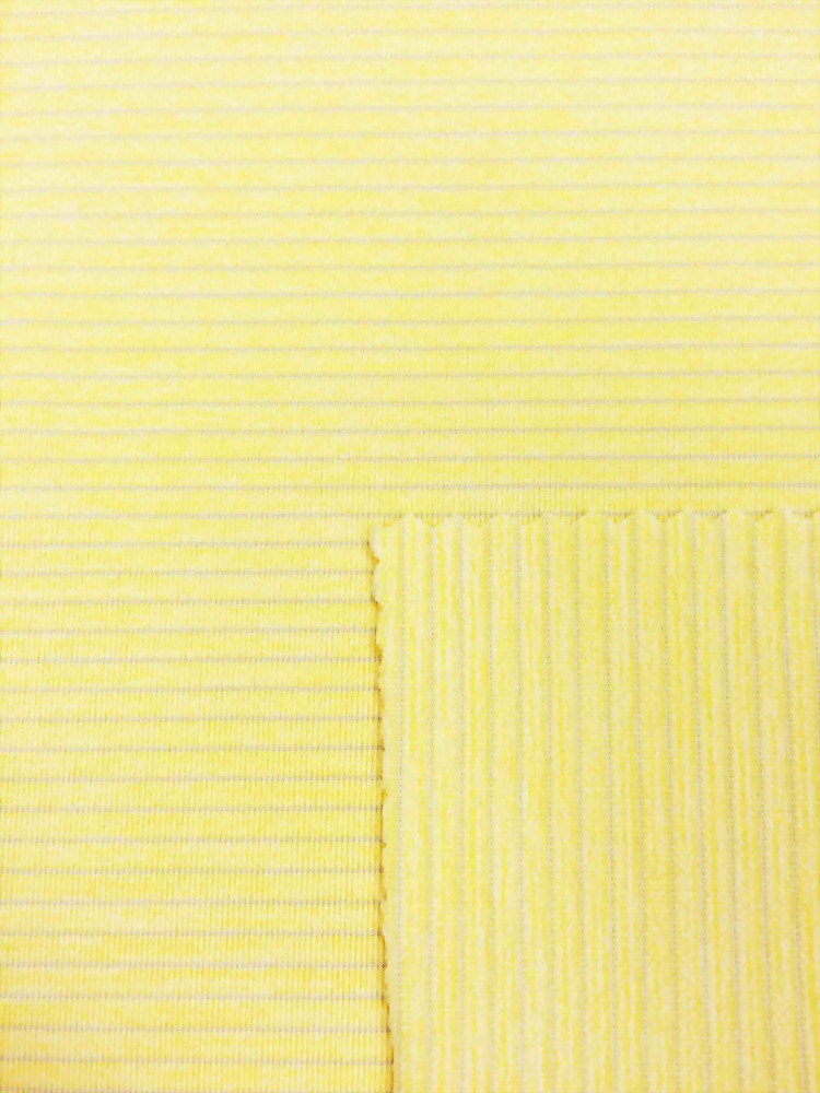 poly/spandex jacquard with wicking chemical