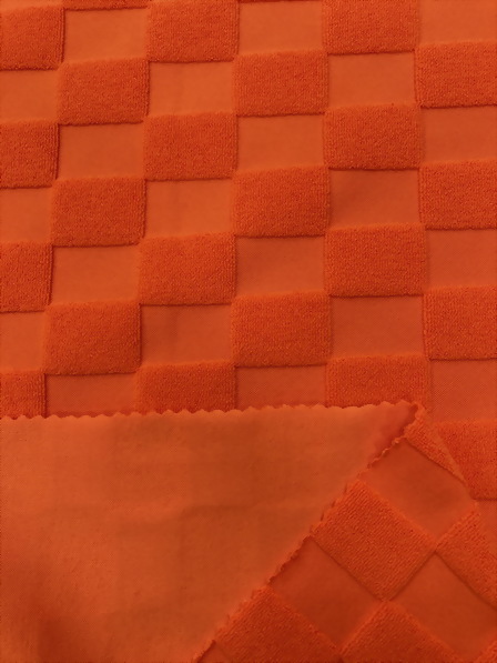 Polyester / Spandex Jacquard Terry