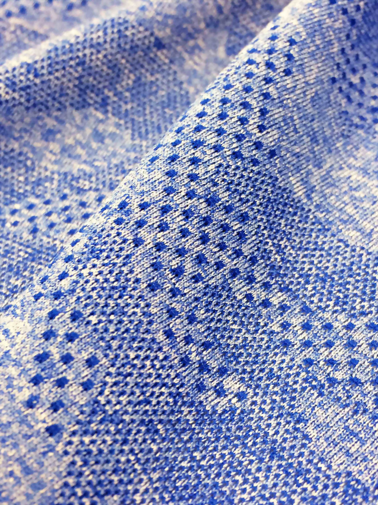 poly jacquard with wicking chemical