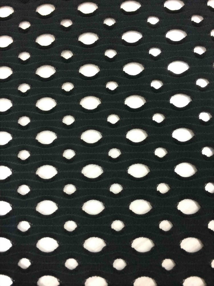 poly/spandex jacquard crochet