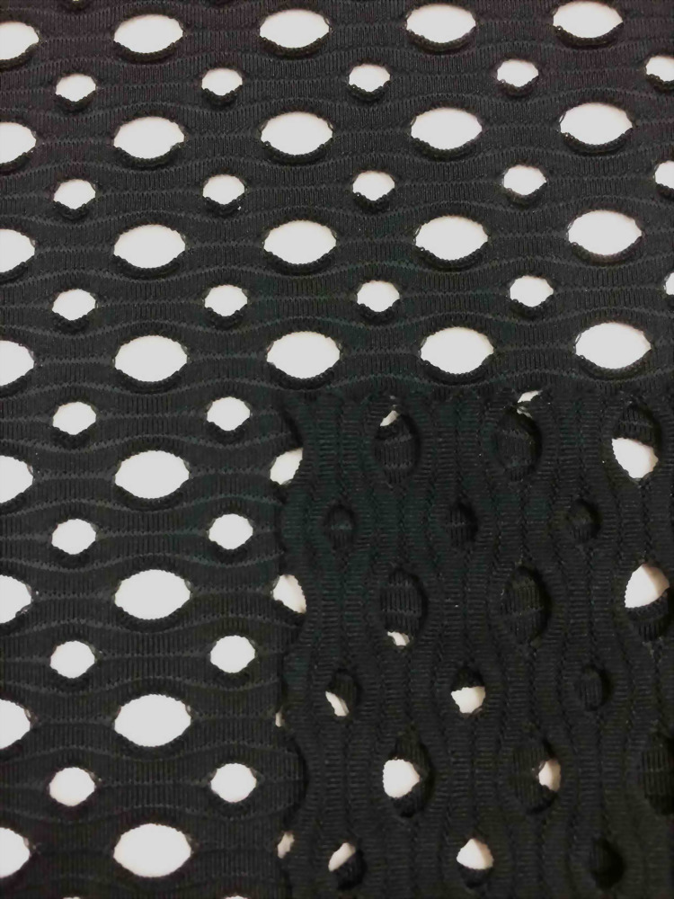 poly/spandex jacquard crochet