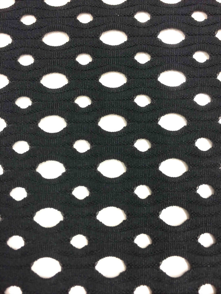 poly/spandex jacquard crochet