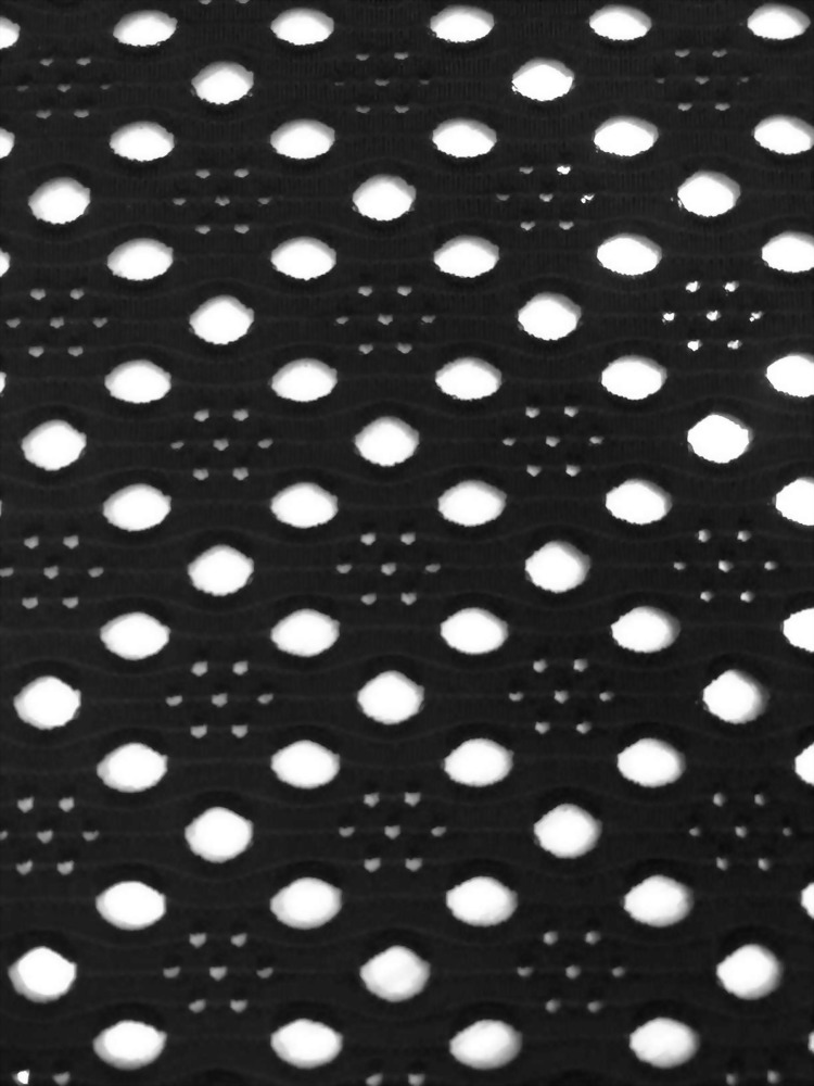 poly/spandex jacquard crochet