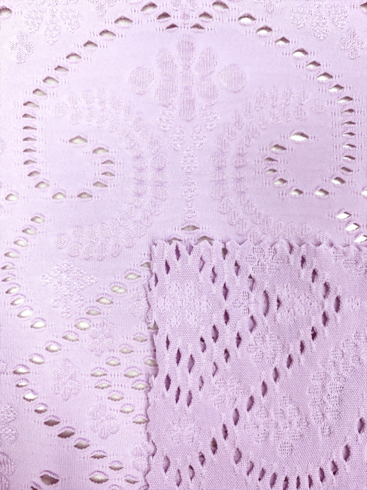 Nylon Spandex Knitted Crochet Fabric