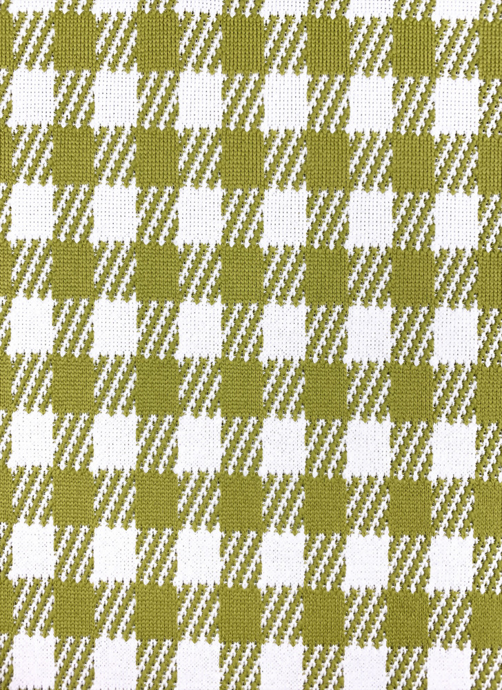 poly/spandex double jacquard