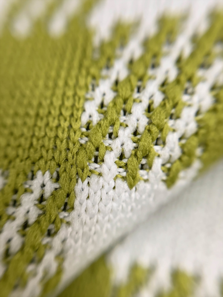 poly/spandex double jacquard