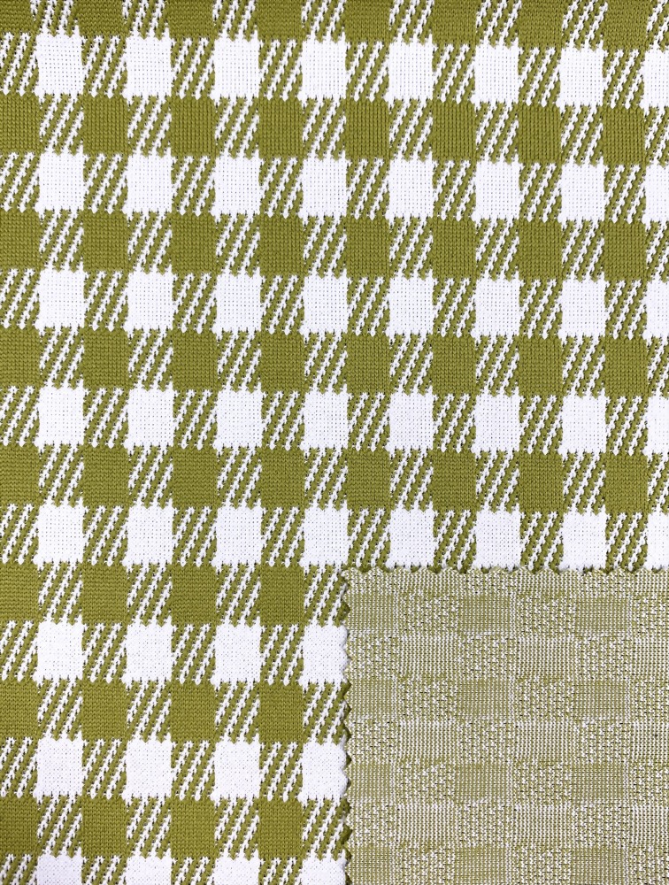 poly/spandex double jacquard