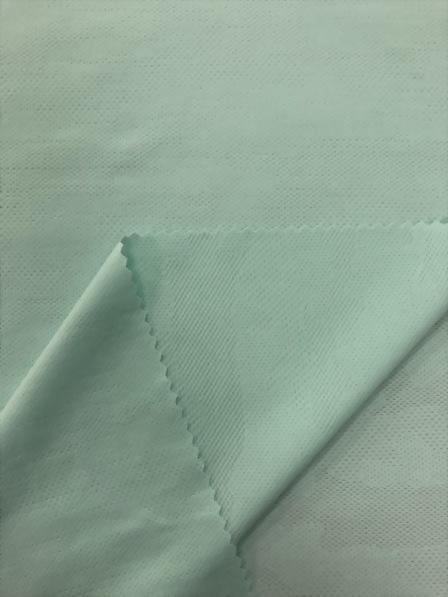 Eco Bamboo Charcoal Yarn Polyester  & Nylon & Spandex Jacquard