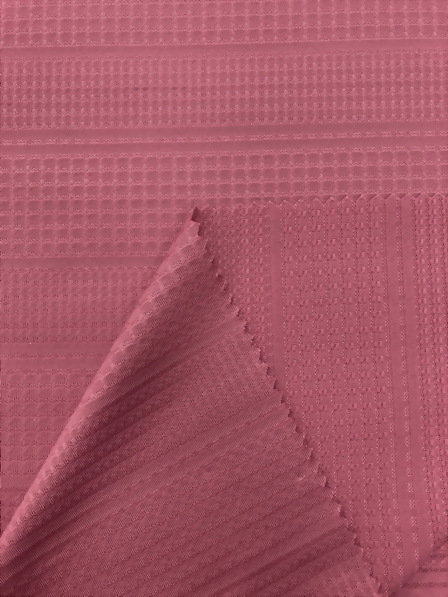 Polyester /  Spandex  Jacquard with Waffle Effect