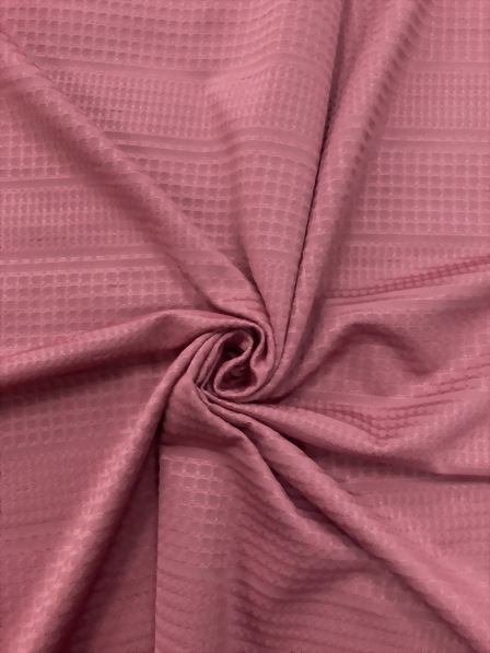 Polyester /  Spandex  Jacquard with Waffle Effect
