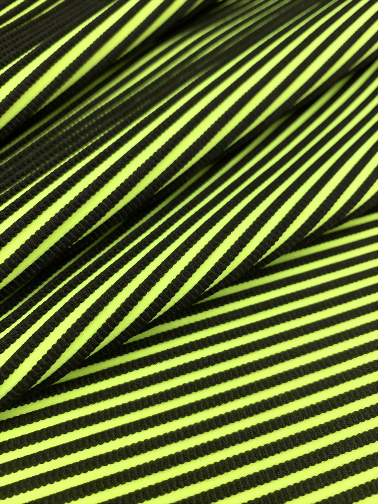 nylon/poly/spandex stripe jacquard