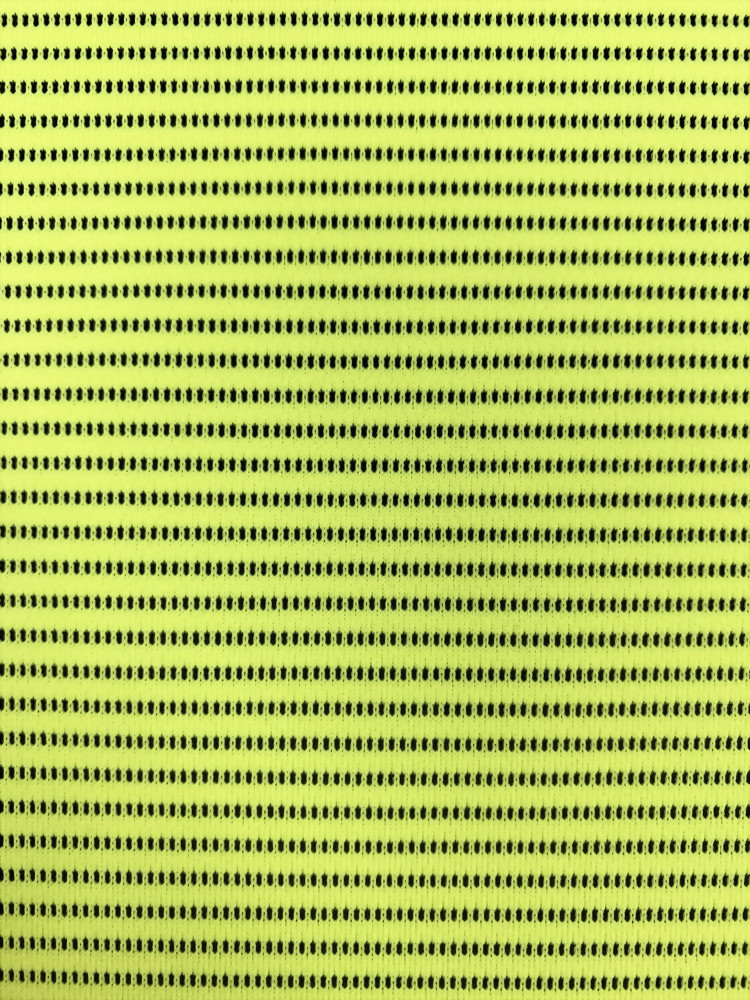 nylon/poly/spandex stripe jacquard