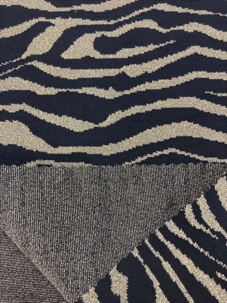 Polyester  /  Nylon  /  Metallic  /  Spandex  Dope Dye  Lurex Jacquard