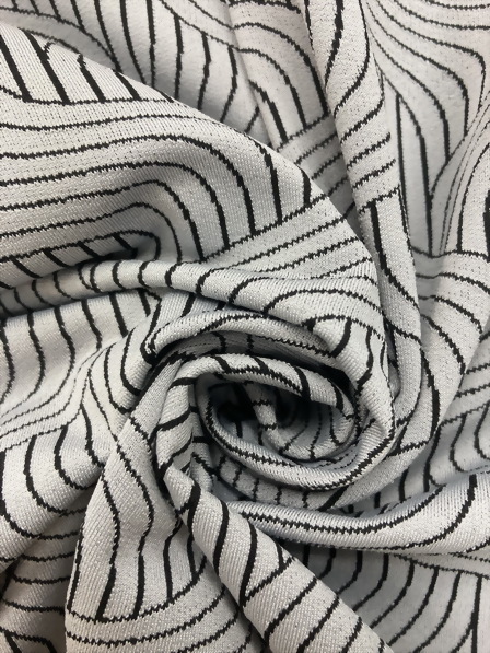 Polyester  / Spandex  / Jacquard