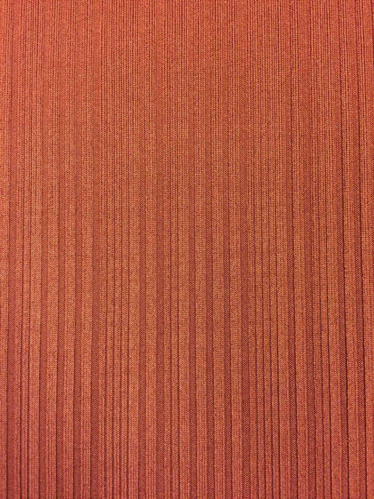 Polyester/Spandex Knit Rib Fabric