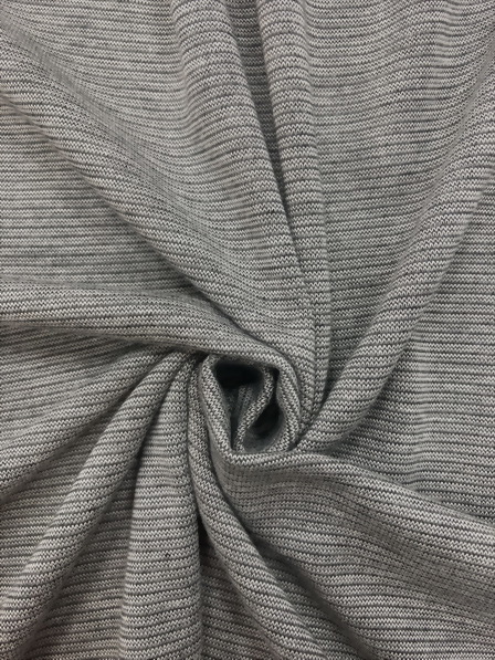 Polyester & Rayon & Spandex & Anti-Bacterial Yarn Rib Fabric