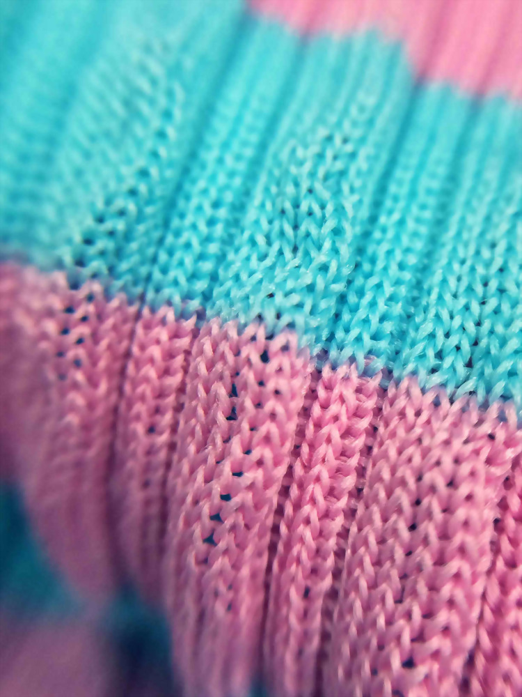 Polyester/Spandex Knit Rib Fabric