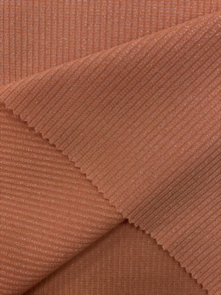 Polyester / Metallic(Lurex) / Spandex / Rib
