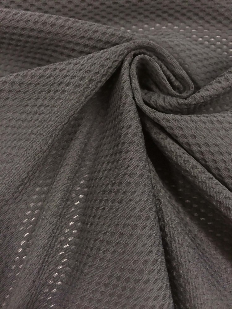 China 83% Polyester 17% spandex jacquard knitted mesh fabric for sports  shirt manufacturers and suppliers