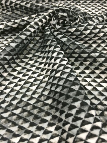 T/Spx Printed mesh Jacquard