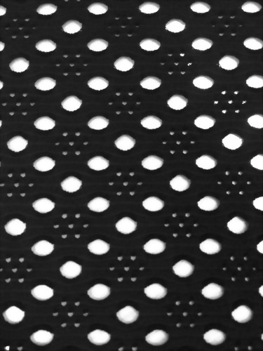 poly/spandex jacquard crochet