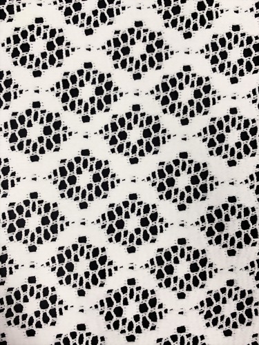 poly/spandex jersey jacquard with moss