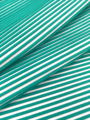 nylon/poly/spandex stripe jacquard