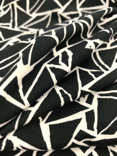 poly/spandex jersey with printed of moss