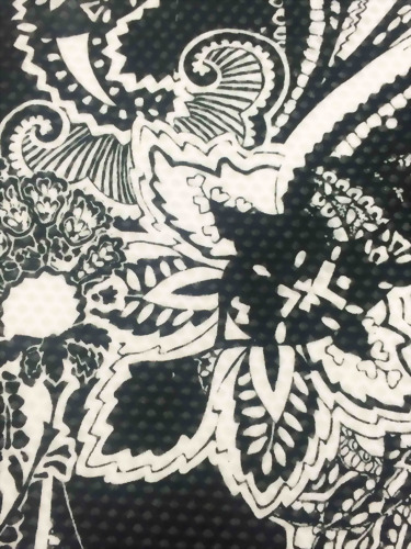 100%poly jacquard of printed