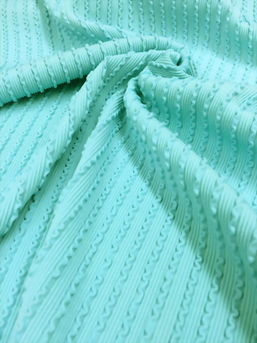 Polyester/Spandex Knit Rib Fabric