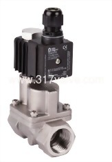 MULTIPLEX, PILOT OPERATED PISTON, CONDUCTIVE AND NORMALLY CLOSED SS316 SOLENOID VALVE 1/2 (SKS OF EXPLOSION PROOF EX II2 G EX E MB IIC T4 GB Series)