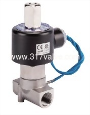 DIRECT-ACTING, CONDUCTIVE AND NORMALLY OPEN SS316 SOLENOID VALVE 1/8 (SUS-NO Series)