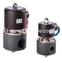 DIRECT-ACTING, CONDUCTIVE AND NORMALLY CLOSED SOLENOID VALVE (UDC Corrosion Resistance Series (PVC Body))