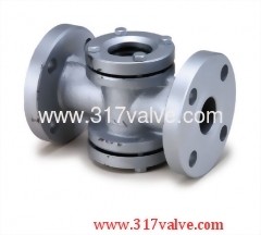 CAST IRON SIGHT GLASS FLANGED END (FLAPPER TYPE) (SK-B2)
