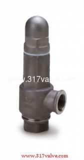 FF ST.ST.316 SAFETY RELIEF VALVE Double Female Screwed. (Inlet/Outlet) Closed Type  (SS316-S87)