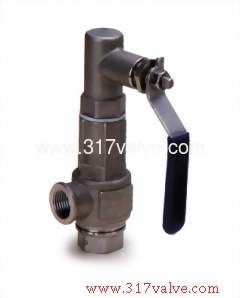 FF ST.ST.316 SAFETY RELIEF VALVE Double Female Screwed. (Inlet/Outlet) Closed Type  (SS316-S89)