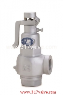 CAST IRON LOW LIFT SAFETY RELIEF VALVE SCREWED END (S3S-LR)