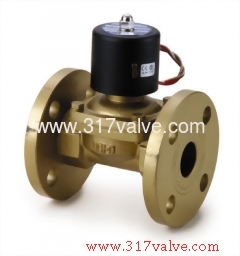 DIRECT, MULTIPLEX, CONNECTED DIAPHRAGM CONDUCTIVE AND NORMLLLY CLOSED BRONZE/BRASS SOLENOID VALVE (UWF (CONN.) Series)