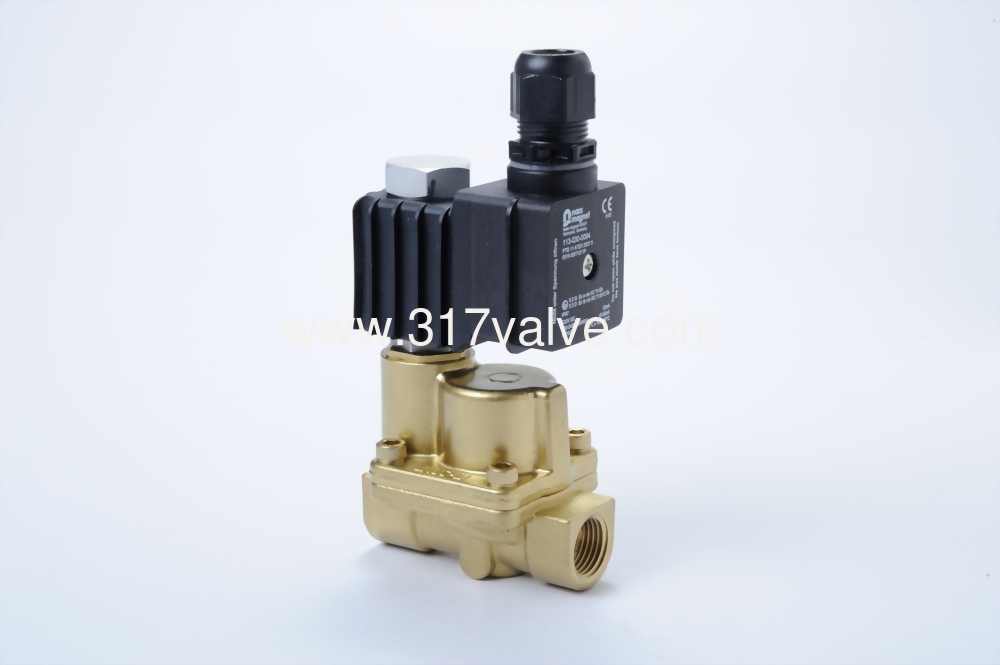 MULTIPLEX, PILOT OPERATED PISTON, CONDUCTIVE AND NORMALLY CLOSED FORGED BRASS SOLENOID VALVE 1/2 (PKS OF EXPLOSION PROOF EX II2 G EX E MB IIC T4 GB Series)