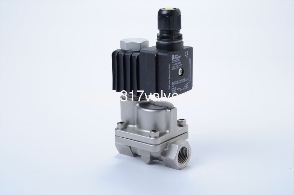 MULTIPLEX, PILOT OPERATED PISTON, CONDUCTIVE AND NORMALLY CLOSED SS316 SOLENOID VALVE 1/2 (SKS OF EXPLOSION PROOF EX II2 G EX E MB IIC T4 GB Series)