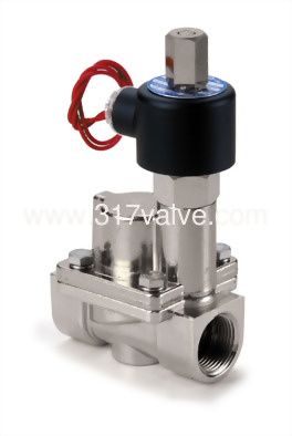 MULTIPLEX, PILOT OPERATED PISTON, CONDUCTIVE AND NORMALLY OPEN SS316 SOLENOID VALVE 1/2 (SUS-NO Series)