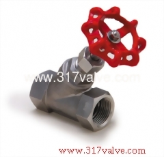 STAINLESS STEEL 316 SHUT-OFF VALVE CLASS 200 SCREWED END (VTS)