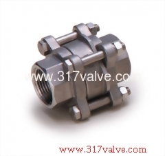 STAINLESS STEEL 316 3-PC WAFER DISC CHECK VALVE (V3WC)
