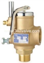 (SVPF-B2L (PTFE)) FULL BORE BRONZE SAFETY RELIEF VALVE SCREWED END (SVPF-B2L (PTFE)) FULL BORE BRONZE SAFETY RELIEF VALVE SCREWED END