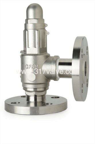 (SV-S8DAF/SVP-S8DAF) 法蘭口異徑不銹鋼316安全閥密閉式 (1x2) (SV-S8DAF/SVP-S8DAF) 法蘭口異徑不銹鋼316安全閥密閉式 (1x2)