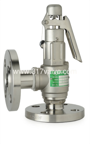 (SV-S8DLF/SVP-S8DLF) 法蘭口異徑不銹鋼316安全閥把手式 (1x2) (SV-S8DLF/SVP-S8DLF) 法蘭口異徑不銹鋼316安全閥把手式 (1x2)