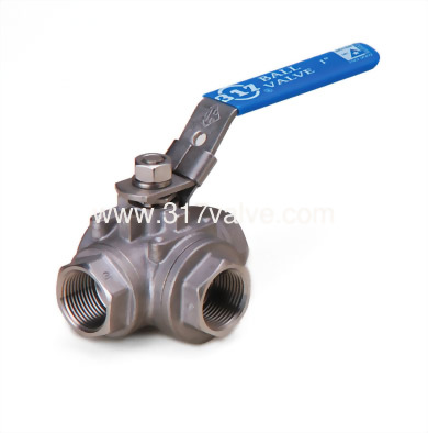 (BV-3ASL/BV-3AST) 3-WAY INVESTMENT CASTING BALL VALVE L-PORT / T-PORT (BV-3ASL/BV-3AST) 3-WAY INVESTMENT CASTING BALL VALVE L-PORT / T-PORT
