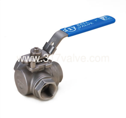(BV-3BSL/BV-3BST) 3-WAY INVESTMENT CASTING BALL VALVE L-PORT / T-PORT (BV-3BSL/BV-3BST) 3-WAY INVESTMENT CASTING BALL VALVE L-PORT / T-PORT
